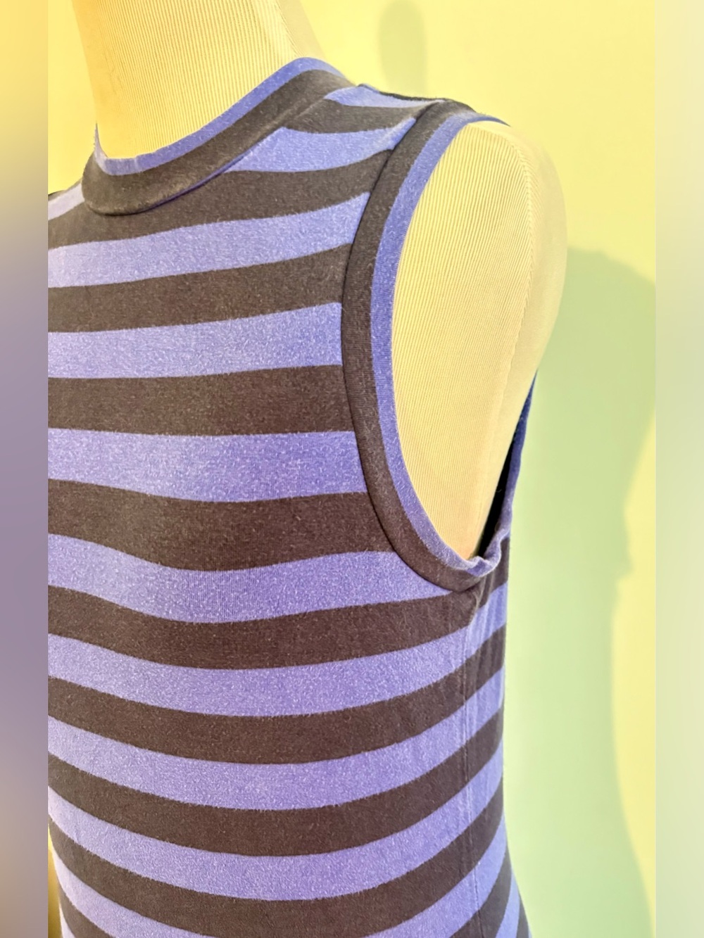 Old Navy Light Blue / Navy Blue body con dress - Picture 3 of 3